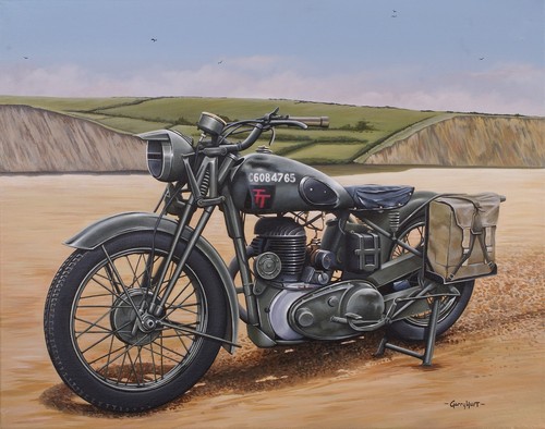 Bsa m20 motorcycle - wd, a4