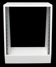 White 12u angled 19" inch