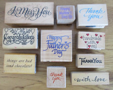 Job Lot WORDS Wooden Card