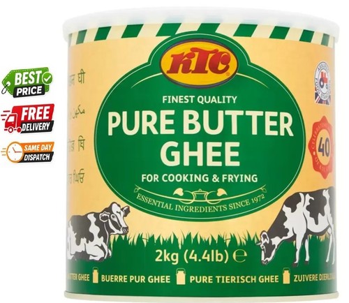 Ktc pure butter ghee - pure, 2kg