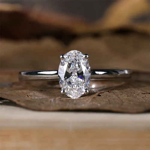 0ct oval cut lab created - oval,