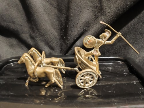 Brass hippodrome horse - hippodrome,