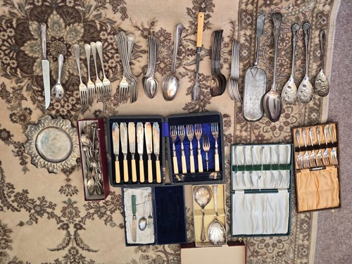 Large vintage silver plated - large,