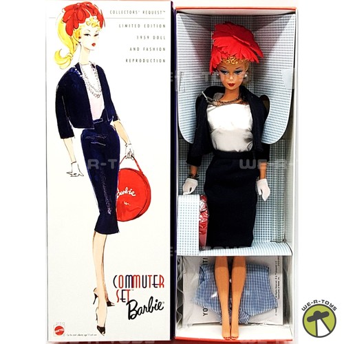 Commuter set barbie doll - set,