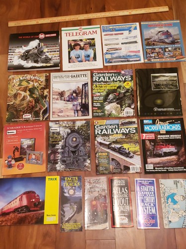 Vintage model railroad catalog - railroad,