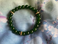 Green Jade Bracelet 8mm with