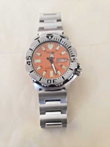 Seiko orange monster diver - orange,