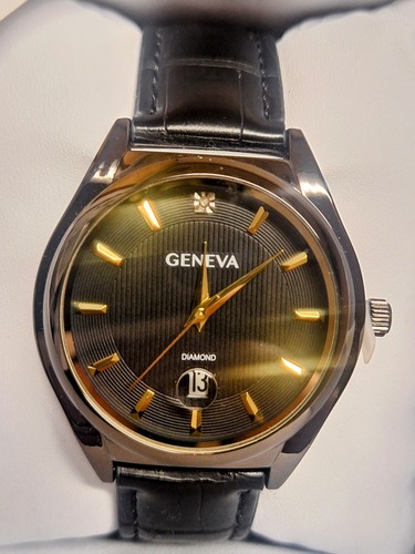 Geneva genuine diamond dial - geneva,