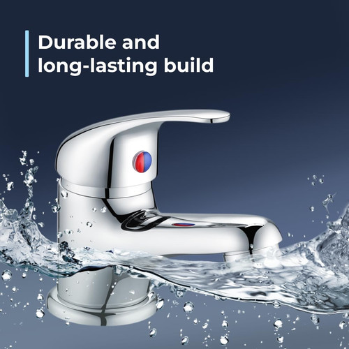 Chrome basin sink monobloc - basin,