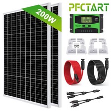 200W 12V Solar Panel Kit with