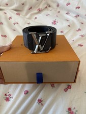 Grey Louis Vuitton Men's Belt