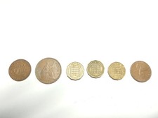 Six Elizabethian Coins 1960