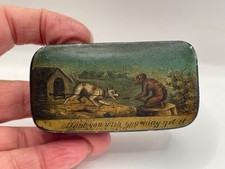 Snuff box lacquered papier