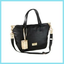 VERSACE Black & Gold Shoulder / Shopping Bag with Purse - NEW - UK STOCK