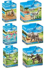 Playmobil Family Fun Animals Zoo of choice 70349 Meerkat, Zebra, Gorilla, Rhino
