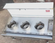 3 burner chinese wok 