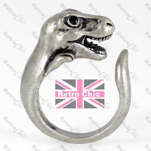 Quirky dinosaur antique silver - dinosaur,