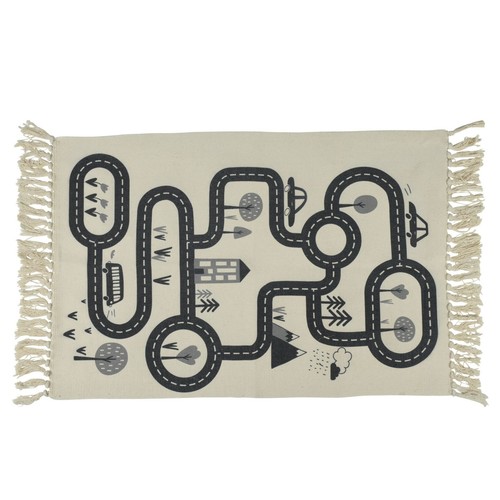 Childrens road map rug area - road, |