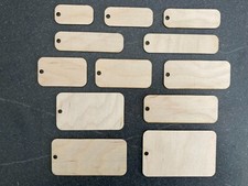 Plain Wooden Tags 1.5mm Birchwood