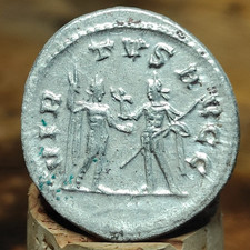 Valerian I  Roman coin, Sol