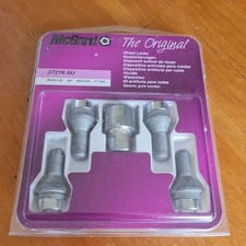 27216SU SU Locking Wheel Bolt Set M12x1.25 22.0mm 60 Degree 17mm Hex Lug McGard