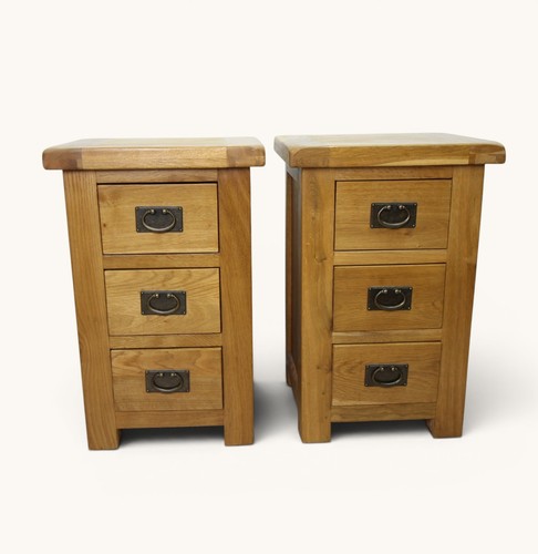Matching pair solid oak - matching,