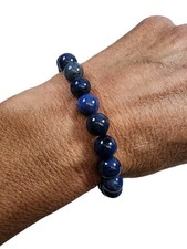 Dumortierite Polished Beaded