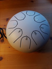 Carbon Steel 8-Note Tongue Drum Handpan with Mallets And Carrying Bag