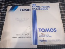 Tomos mopeds A3 factory parts catalogue 1987