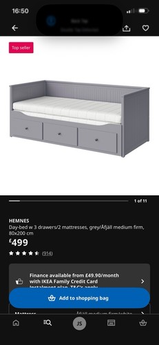 Ikea hemnes day bed drawers - hemnes,