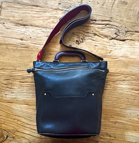 Anya hindmarch black leather - hindmarch,