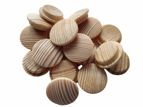 Pine caps press plug - pine, wood