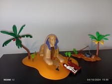 PLAYMOBIL EGYPTIAN SPHINX REF 4242 BUCKWHEAT WELL EGYPTIAN PALMS BELEN MUMMY