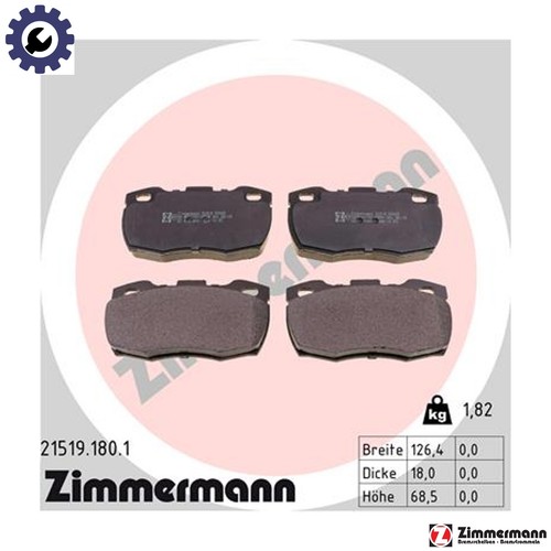 Brake pad set - brake, disc