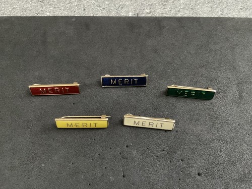 Vintage merit enamel school - 5,
