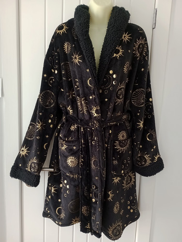 Women black fleece dressing - fleece,