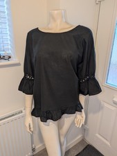 ITALY MODA Black 100% Cotton