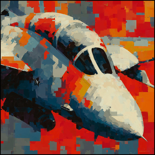 Camo invader style 30x30 - invader,