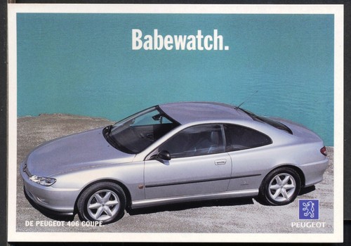 Promo postcard for peugeot - postcard,