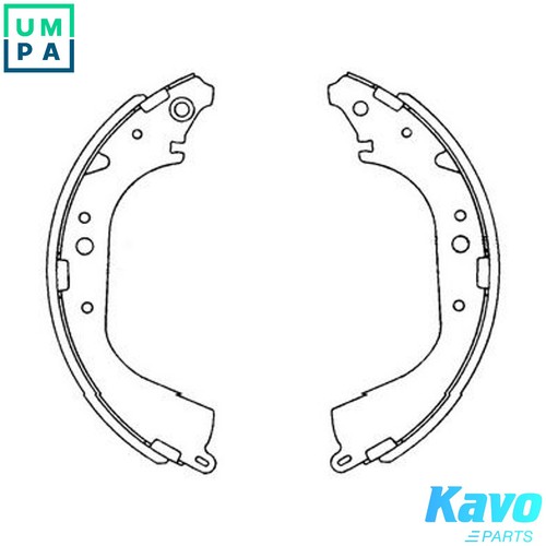 Brake shoe set kbs - brake, for