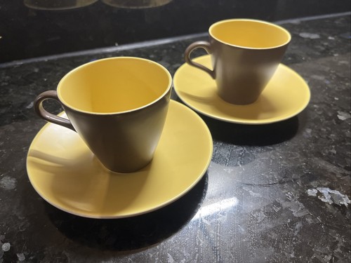 Poole pottery two tone - two,