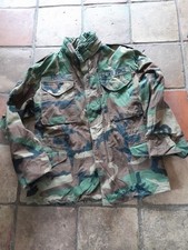 M65 Field Jacket, camouflage army coat, size Medium