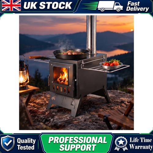 Foldable outdoor wood stove - foldable,