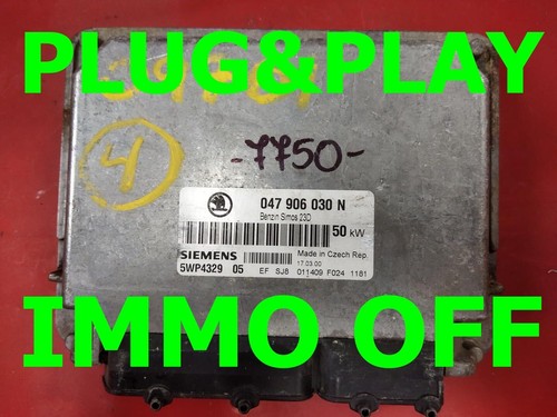Immo off plug - plug&play, skoda