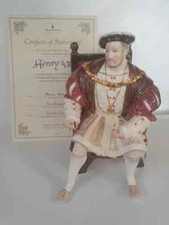 Wedgwood Figurine Royal King Henry VIII L/ED ornament + CERT 1st quality