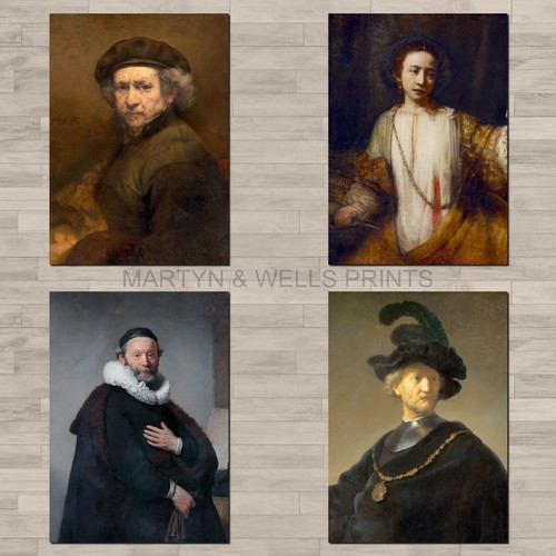 Rembrandt prints canvas - prints., a4