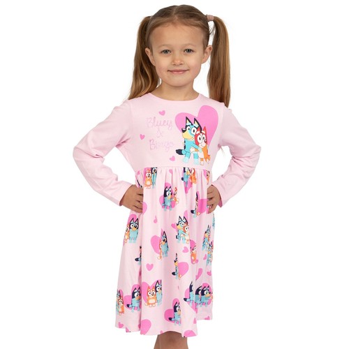 Bluey long sleeve - bluey, dress