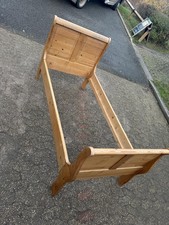 Solid Pine Waxed Single Sleigh