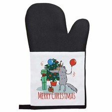 'Merry Christmas Wolf' Oven