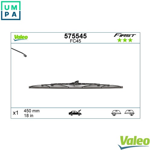 Wiper blade 575545 - wiper, for